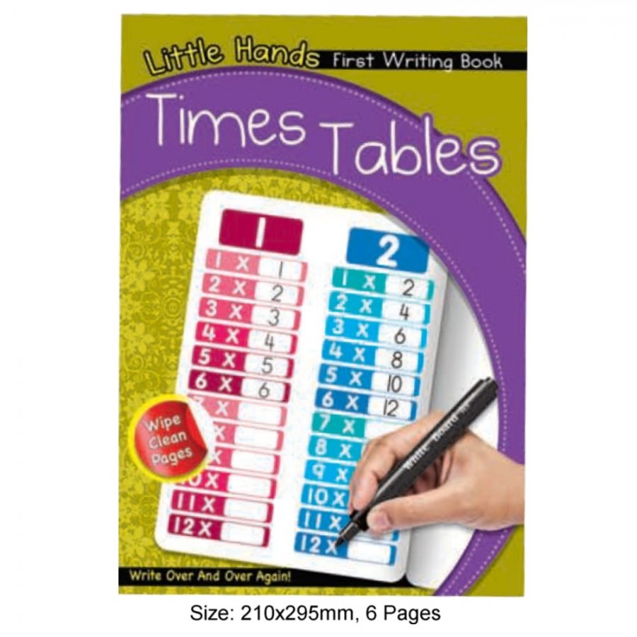 Little Hands First Writing Book Times Tabale (MM17431) - Click Image to Close