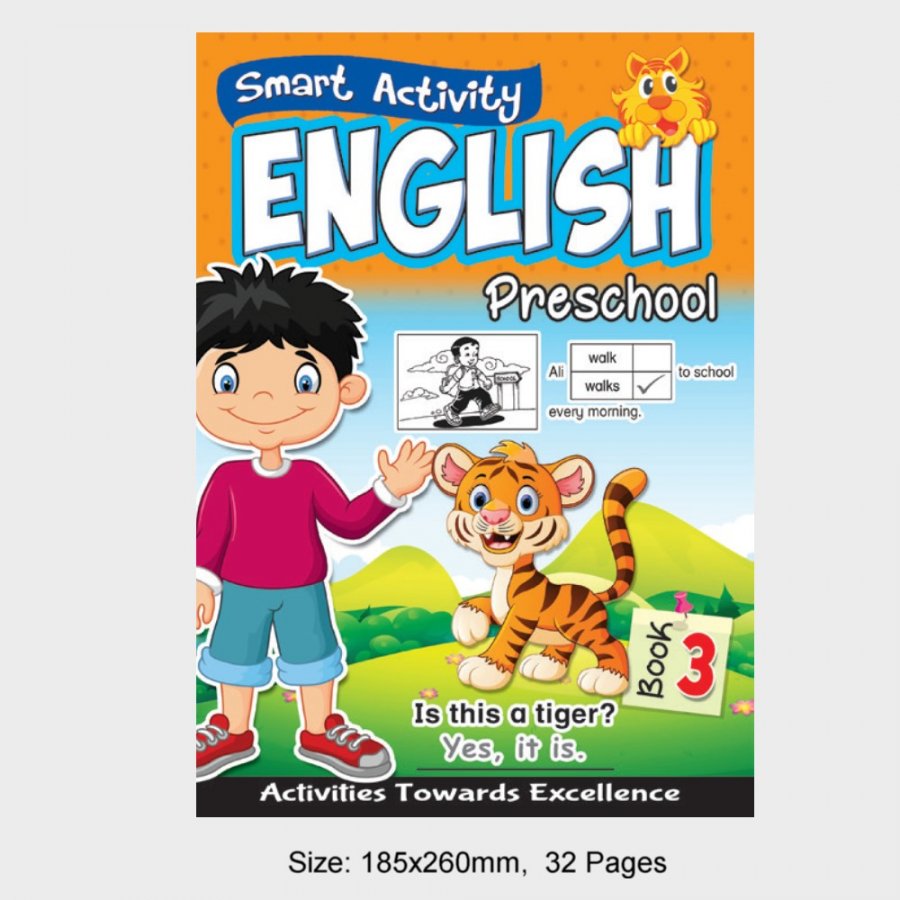 Smart Activity English Preschool Book 3 (MM18858) - Click Image to Close