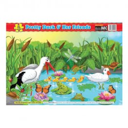 Fun With Puzzle Pretty Duck & Her Friends (MM19909)  Fun With Puzzle Pretty Duck & Her Friends (MM19909)