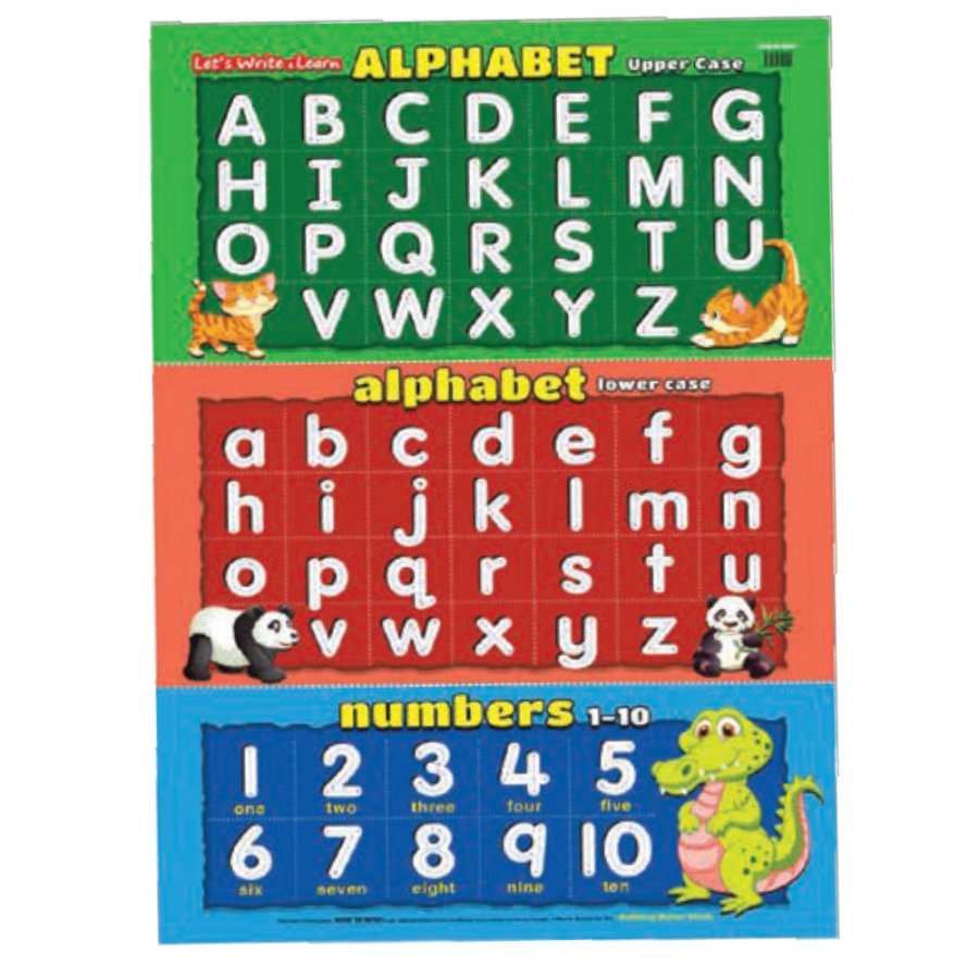 Let's Learn Alphabet - Educational Chart (MM21542) - Click Image to Close