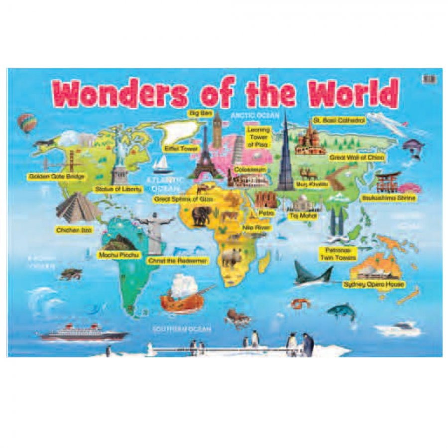 Wonder of the World - Educational Chart (MM24907)