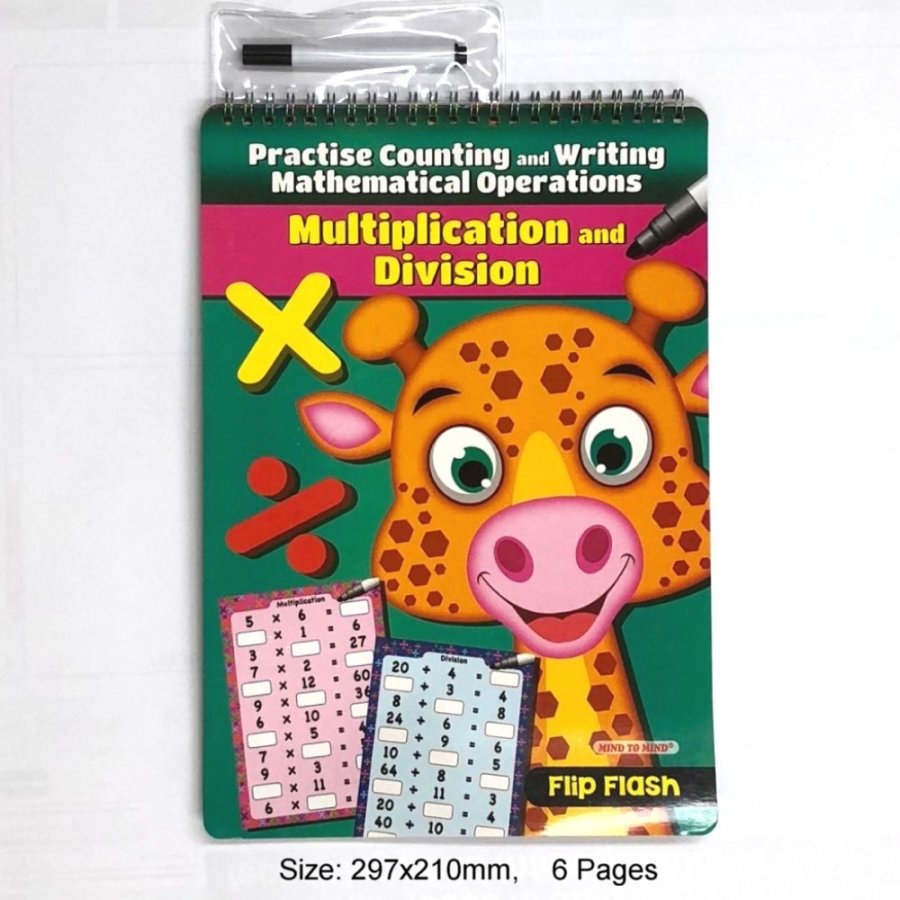 Flip Flash Practise Counting and Writing Mathematical Operations Multiplication and Division (MM29007) - Click Image to Close