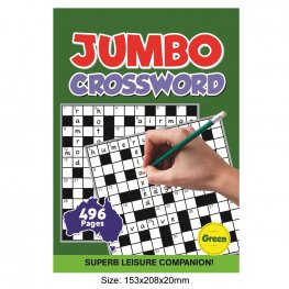 496 Pages Cross Word Book Green (MM37488)  496 Pages Cross Word Book Green (MM37488)