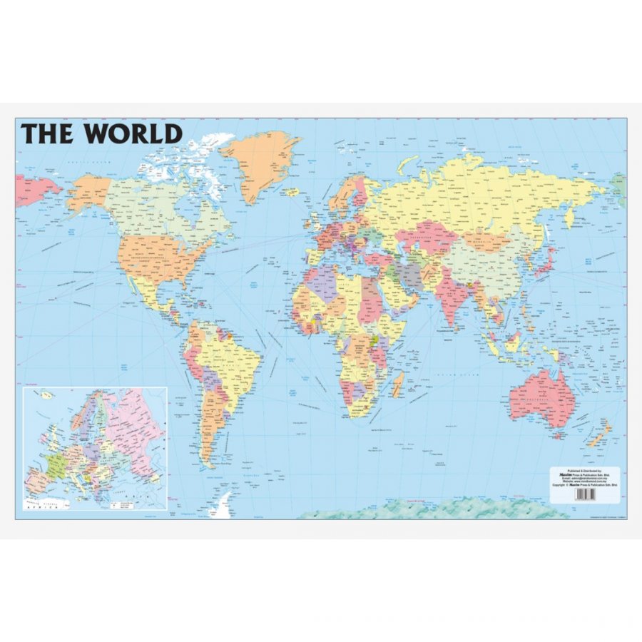 World Map - Educational Chart (MM37549)