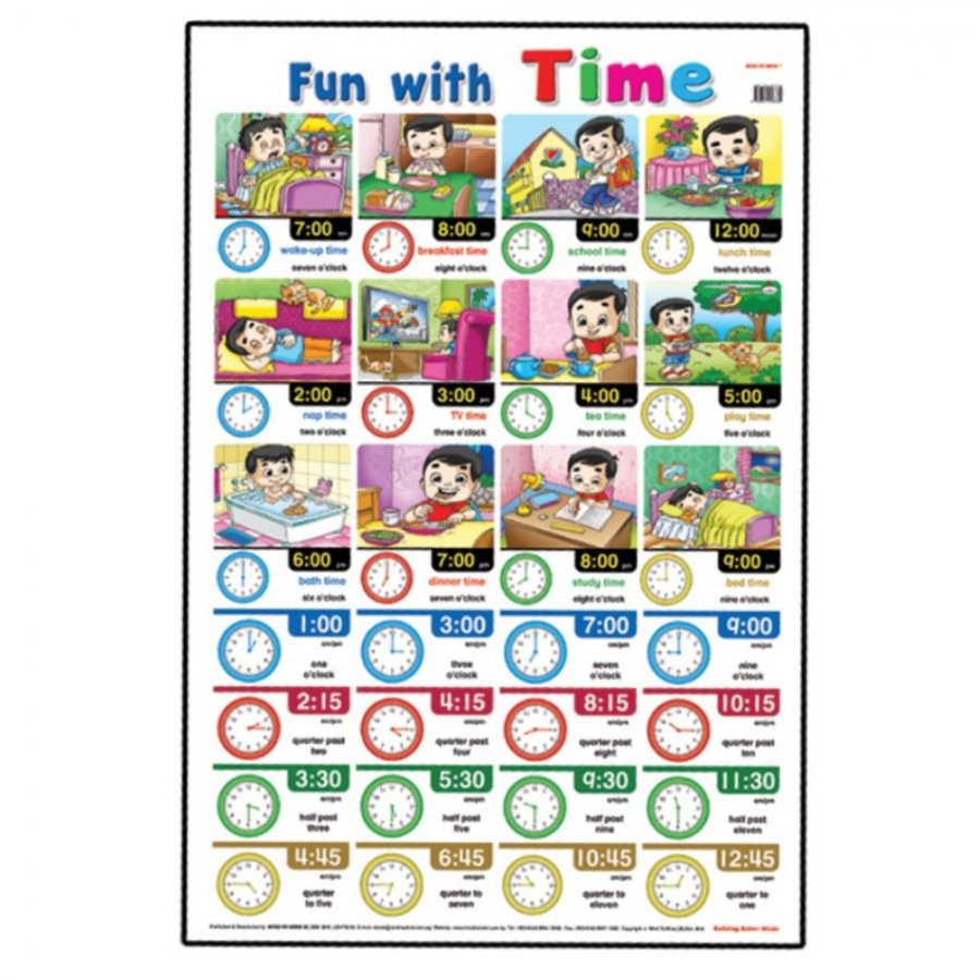 Fun With Time - Educational Chart (MM58334)
