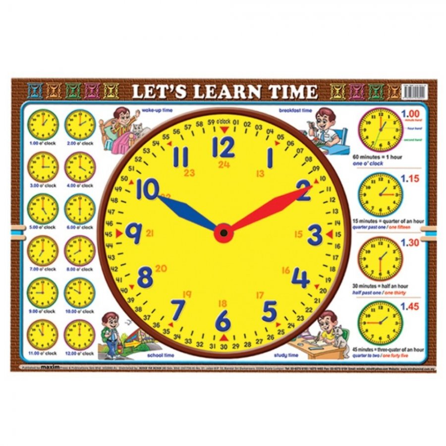 Let's Learn Time - Learn Time (MM80807) - Click Image to Close