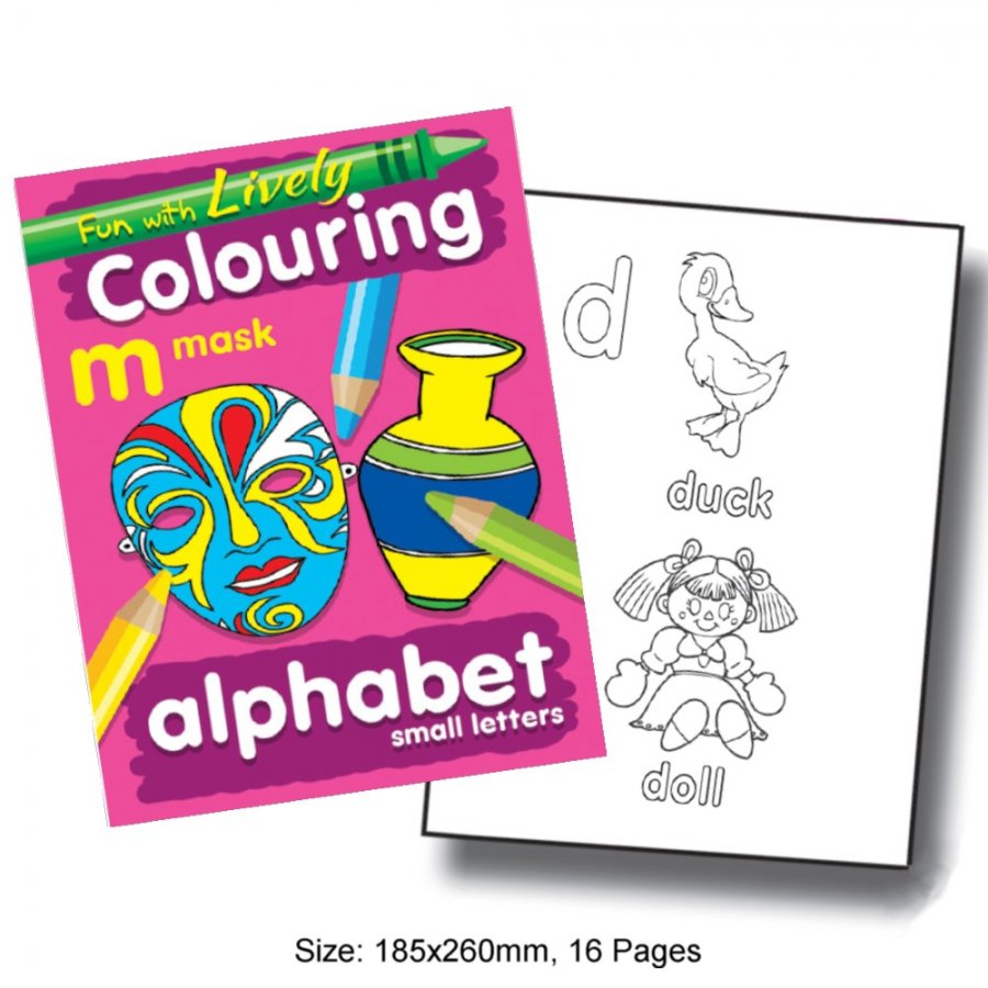 Fun with Lively Colouring Alphabet Small Letters (MM68720)