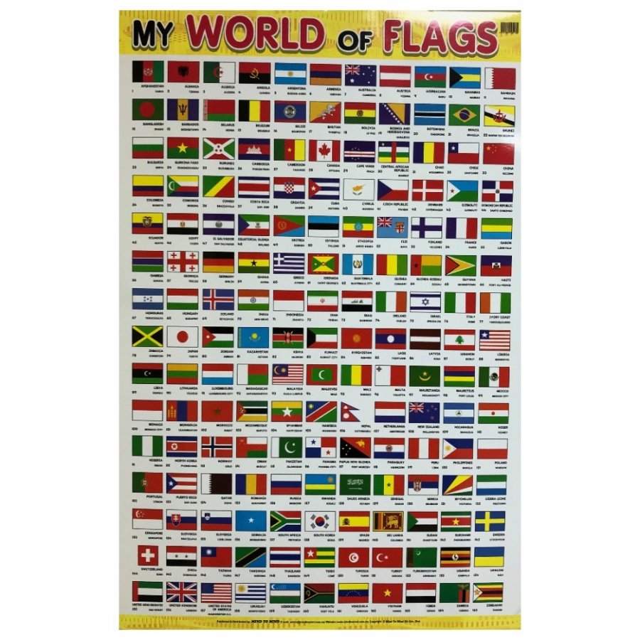 My World of Flags - Educational Chart (MM69130) - Click Image to Close