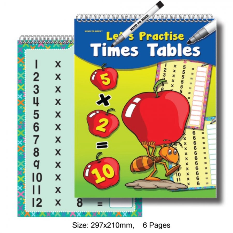 Flip Flash Let's Practise Time Tables (MM72146) - Click Image to Close