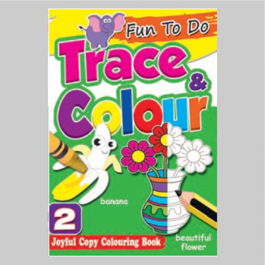 Fun To Do Trace & Colour Colouring Book 2 (MM74997) - Click Image to Close