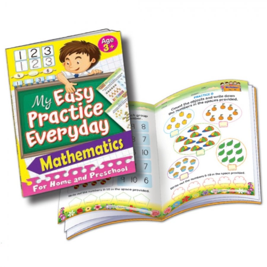 My Easy Practice Everyday Mathematics Age 3+ (MM75321) - Click Image to Close