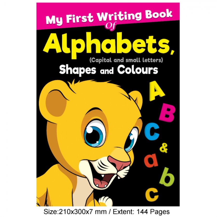 My First Writing Book of Alphabets Shapes and Colours (MM76182) - Click Image to Close