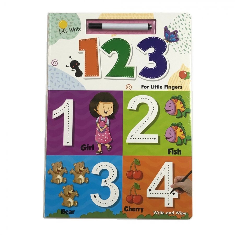 Let\'s Write and Wipe Numbers (For LittleI Fingers) MM79848