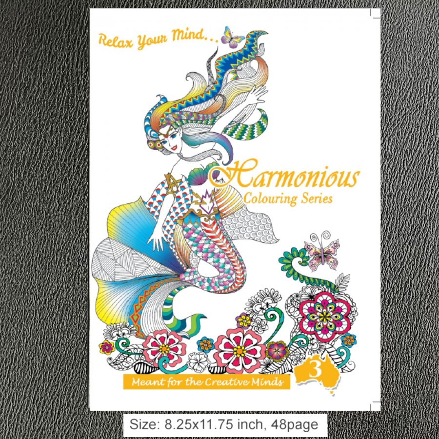 48 Pages Harmonious Colouring Series 3 (MM93104)