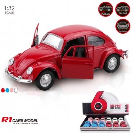 5" Diecast Models 1:32 VW Bettle Cars (4 Colours Asst.) MY2468D-12  5" Diecast Models 1:32 VW Bettle Cars (4 Colours Asst.) MY2468D-12