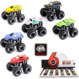 2.5" Diecast Mini Big Wheel KeyChain (6 Assorted, Pull Back Action) MY2574D-36  2.5" Diecast Mini Big Wheel KeyChain (6 Assorted, Pull Back Action) MY2574D-36