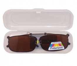 Clip on Polarized Sunglasses with Case PM6083  Clip on Polarized Sunglasses with Case PM6083