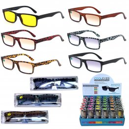 UV400 Protection Reading Glasses with Case in Display Box Package 36  UV400 Protection Reading Glasses with Case in Display Box Package 36