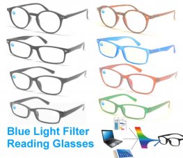 Blue Light Filter Reading Glasses 4 Style Asstd R9191/92/93/94  Blue Light Filter Reading Glasses 4 Style Asstd R9191/92/93/94