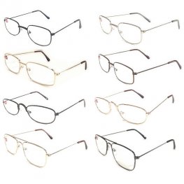 Metal Frame Reading Glasses 4 Style Assot. R9236-39  Metal Frame Reading Glasses 4 Style Assot. R9236-39