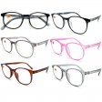 Fashion Unisex Plastic Reading Glasses 4 Style Asstd R9250-53