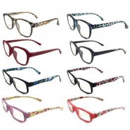 Ladies Fashion Plastic Reading Glasses 4 Style Asstd R9262-65  Ladies Fashion Plastic Reading Glasses 4 Style Asstd R9262-65