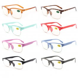 Clubmaster Style Fashion Reading Glasses 4 Style Asstd R9308-11  Clubmaster Style Fashion Reading Glasses 4 Style Asstd R9308-11
