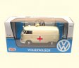 1:24 Volkswagen Type 2 (T1) Delivery Van - Ambulance (Cream) MM79565AB