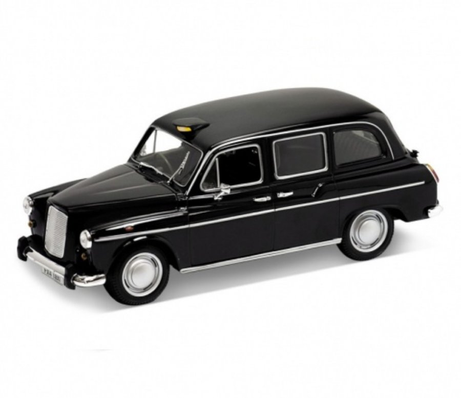 Austin FX4 London Taxi - 1:24 (Black) WL22450W - Click Image to Close