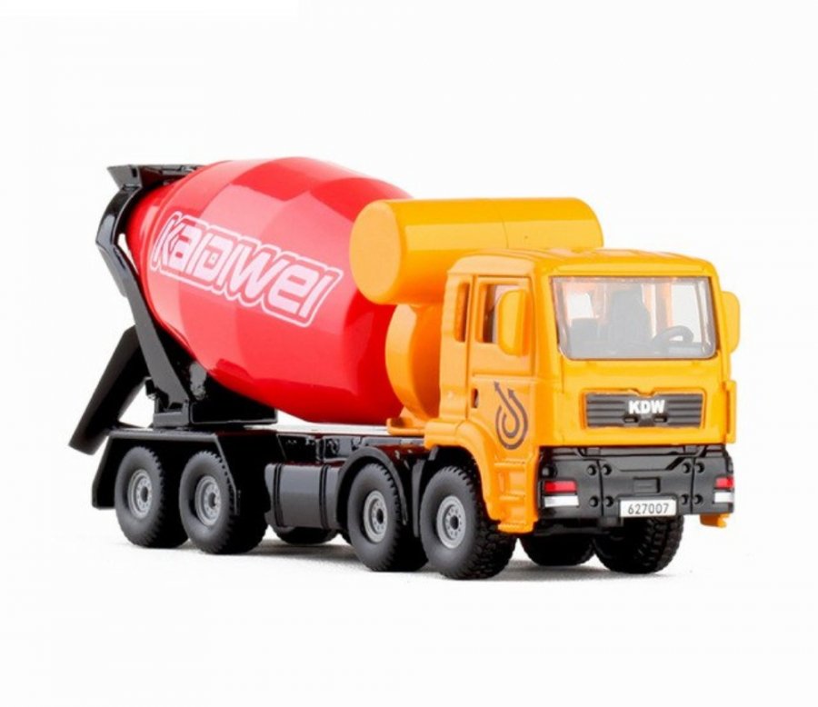 1:72 Cement Mixer Truck, Heavy Die cast Model KDW627007W - Click Image to Close