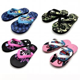 Kids Thongs (3-8Y) 4 Style Mixed KM06 Kids Thongs (3-8Y) 4 Style Mixed KM06