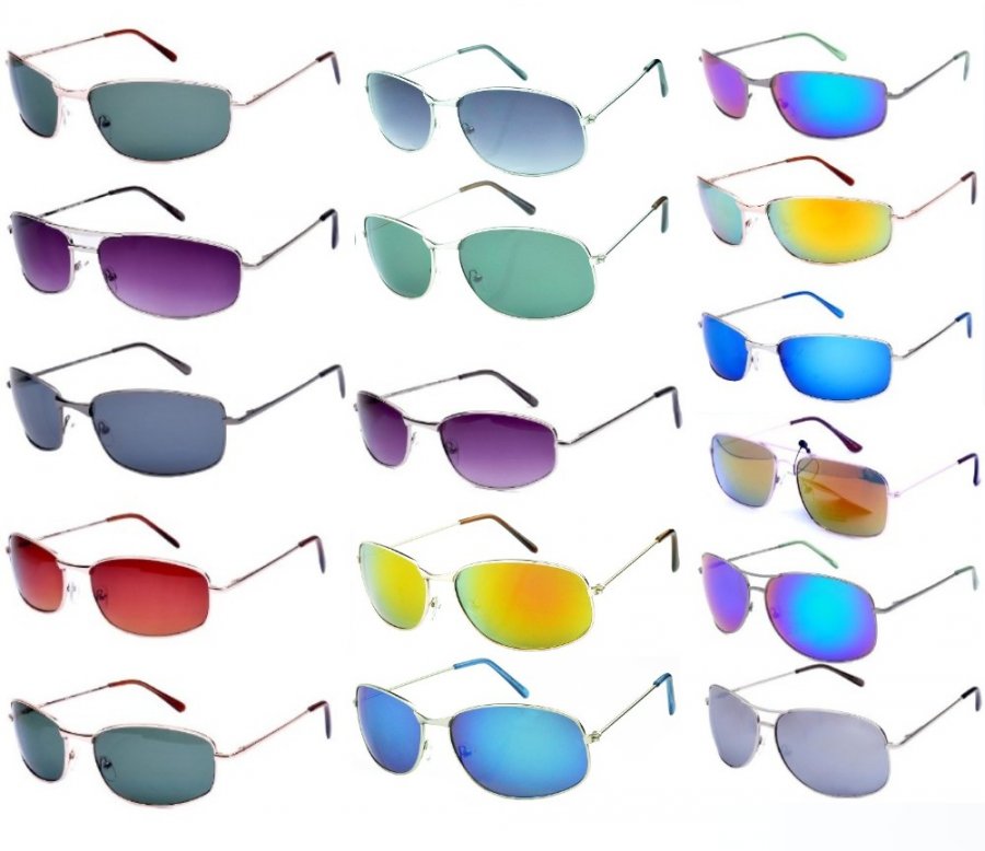 Metal Frame Sports Sunglasses Assorted Styles (Start From 5doz.) - Click Image to Close