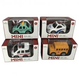 3" Diecast Mini City Vehicle 4 Style Mixed Window Box WGT2404-1  3" Diecast Mini City Vehicle 4 Style Mixed Window Box WGT2404-1