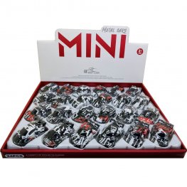 3" Diecast Mini Car Vehicle with Paint, 4 Style Mixed WGT2412-24  3" Diecast Mini Car Vehicle with Paint, 4 Style Mixed WGT2412-24