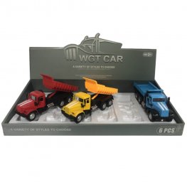8" Diecast Tipper Lorry Truck, 3 Colors Mixed WGT2421-6  8" Diecast Tipper Lorry Truck, 3 Colors Mixed WGT2421-6