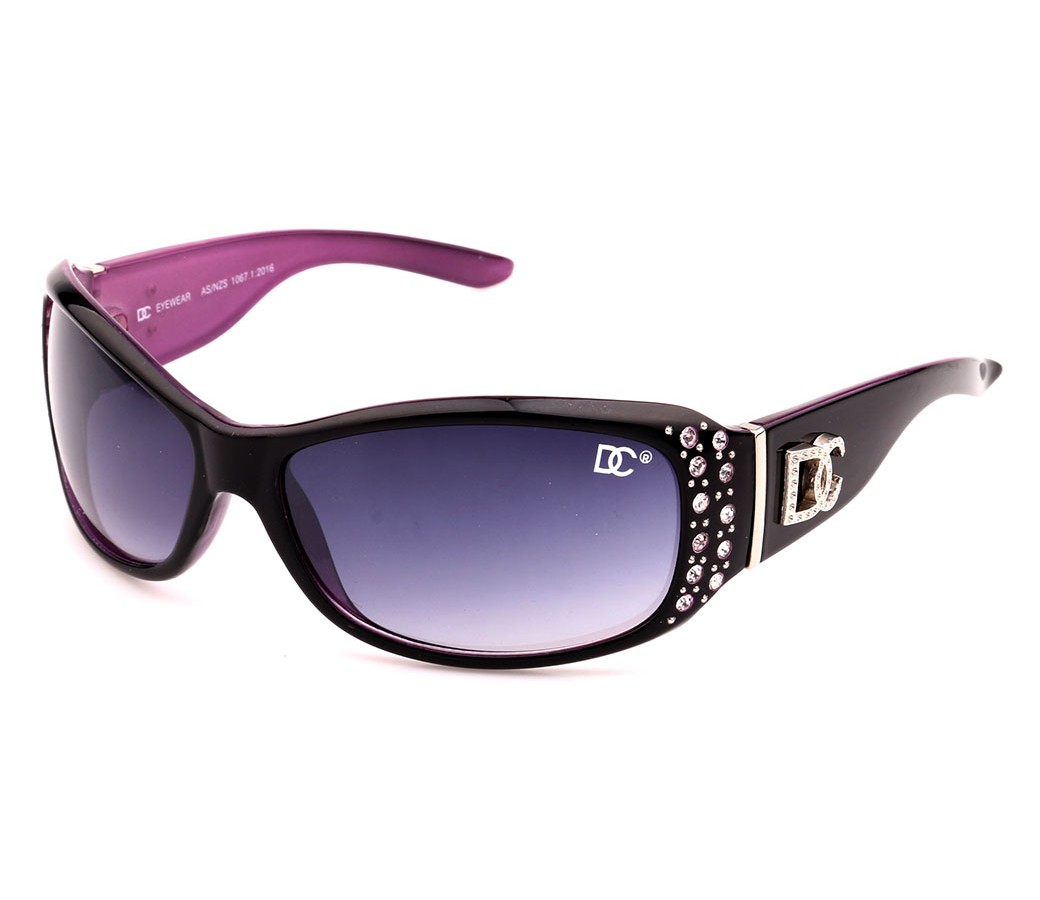 DC Rhinestone Sunglasses DC029P - Click Image to Close