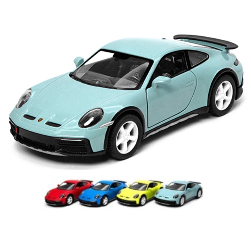 1:36 5\" Porsche 911 Rallye, 4 Colours assorted, KT5467D