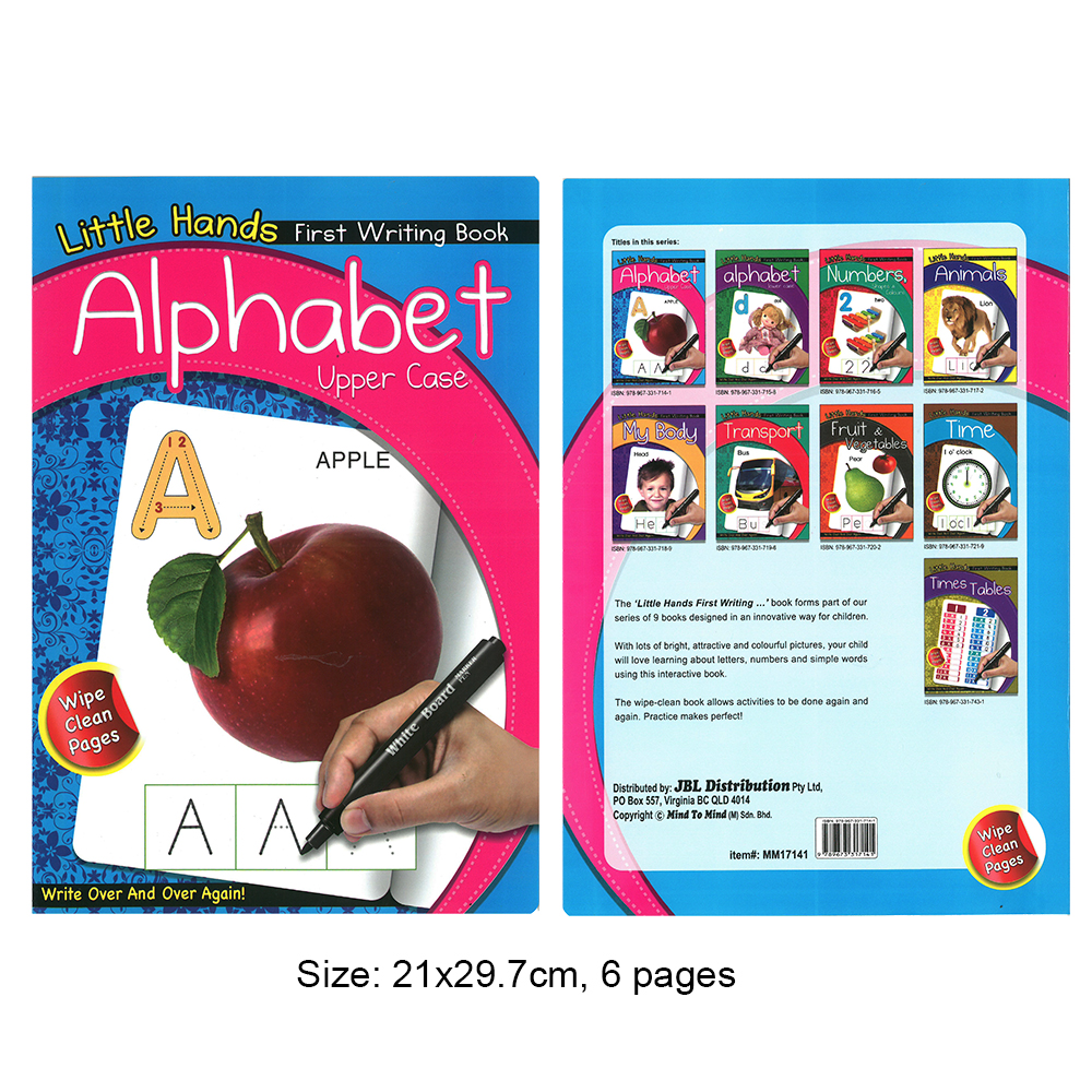 Little Hands First Writing Book Alphabet Upper Case (MM17141) [1 ...