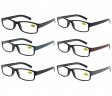 Spring Arm Fashion Plastic Reading Glasses 4 Style Asstd R9180/81/82/83
